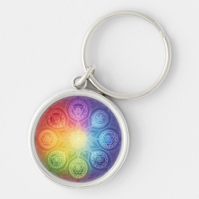 Llavero Die 7 Chakren´9 (Frente)