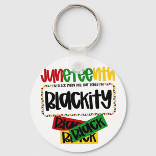 Llavero Diecinueve Blackity Black Black Funny