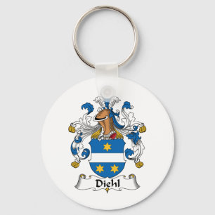 Llavero Diehl Family Crest
