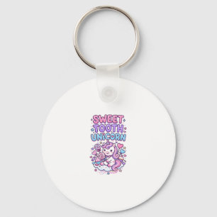 Llavero Diente Dulce Unicornio Unicornio Lindo Pastel Rega
