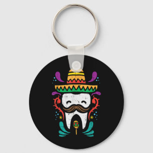 Llavero Diente mexicano Funny Cinco De Mayo Dentista Denta