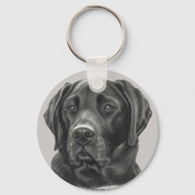 Llavero Diesel, Labrador negro recuperador (Anverso)