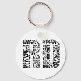 Llavero Dietista RD registrado