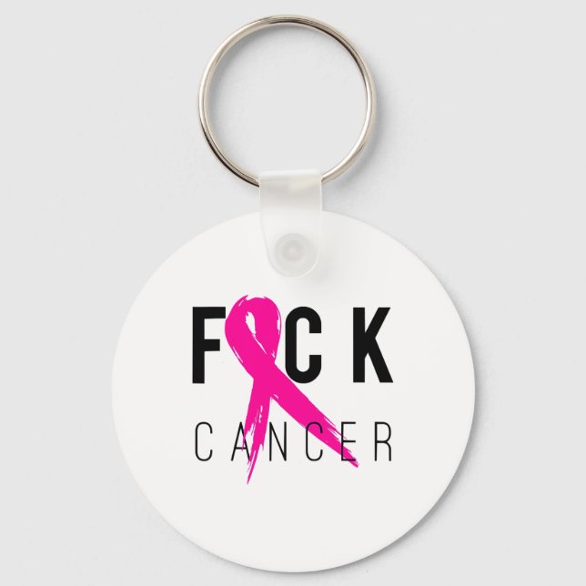 Llavero Diferencia de sensibilización sobre el cáncer de m (Anverso)