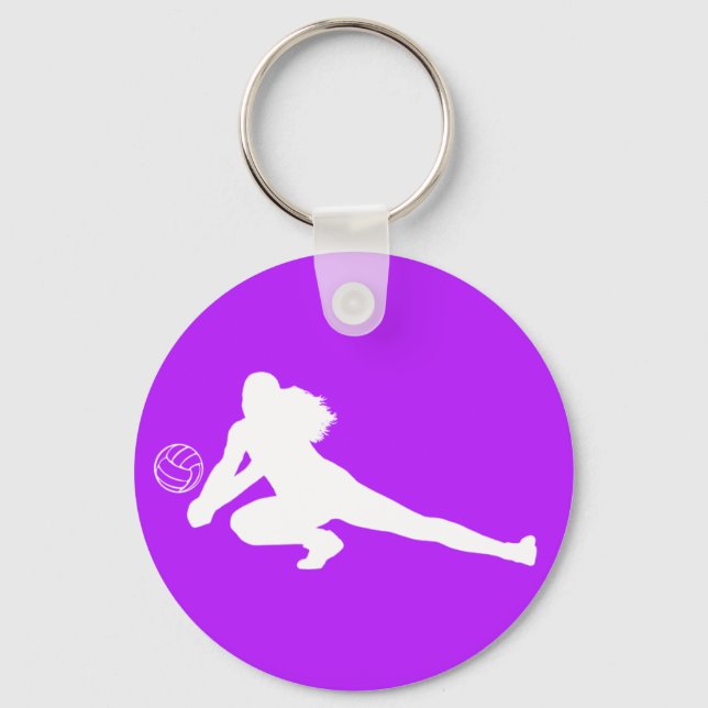 Llavero Dig Silhouette Keychain Purple (Anverso)