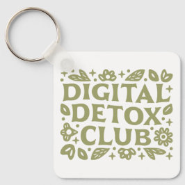 Llavero Digital detox club wellness girl aesthetic