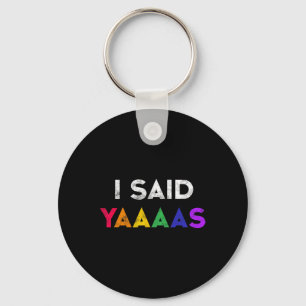 Llavero Dije Yaaas Lgbt Wedding Party Tee Lesbian E
