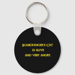 Llavero Dilema Cuántico Divertido - El Gato de Schrödinger