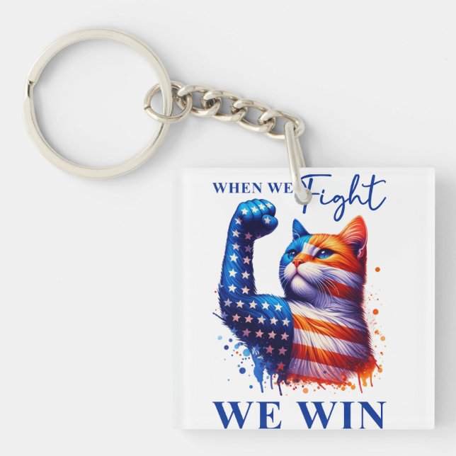 Llavero Dilo a mi gato de la cara, Lady Kamala USA (Frente)