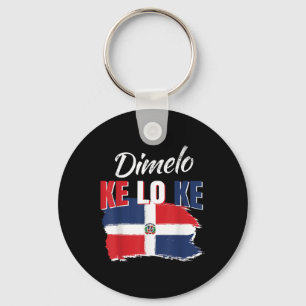 Llavero Dimelo Ke Lo Ke Bandera República Dominicana Domin