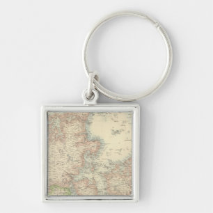 Llavero Dinamarca con Schleswig y Holstein