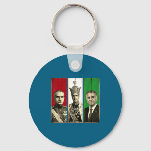 Llavero dinastía Pahlavi tres generaciones reza shah