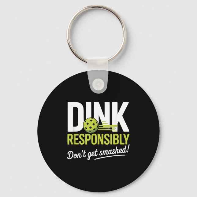 Llavero Dink Responsablemente No Te Dejes Aplastar Diverti (Anverso)