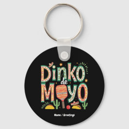 Llavero Dinko de Mayo Funny Cinco de Mayo Pun