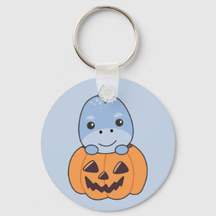 Llavero Dino En Calabaza Dinos Dinos Felices Halloween Key