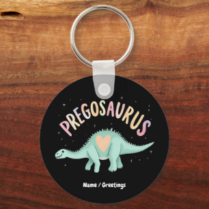Llavero Dino gracioso de Groovy Pregosaurus