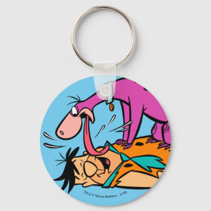 Llavero Dino Licking Fred Flintstone