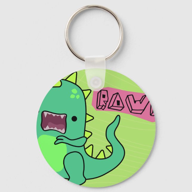 Llavero Dino Rugido (Anverso)