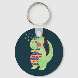 Llavero Dino verde