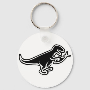 Llavero Dinosaur Eating Jesus Fish