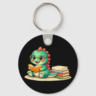 Llavero Dinosaur lee lector libro biblioteca divertido mam