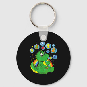 Llavero Dinosaur Matemáticas Día Número Preescolar Niños 