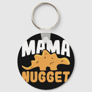 Llavero Dinosaur Pollo Mama Nugget Mujeres Dino Nugget