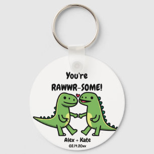 Llavero Dinosaur Valentines