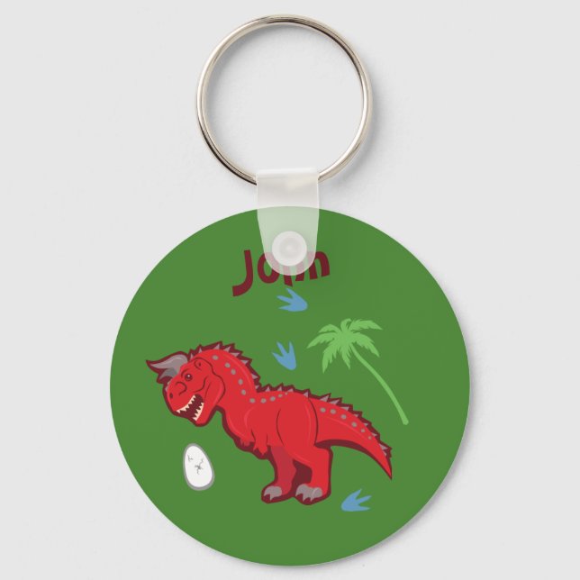 Llavero Dinosaurio Bebé Carnotaurus (Anverso)