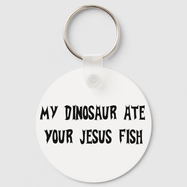 Llavero Dinosaurio come Jesús Pescado (Anverso)
