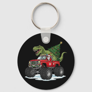 Llavero Dinosaurio T Rex Navidad Santa Niños Hombres Chica