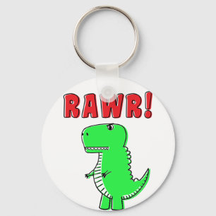 Llavero Dinosaurio T-Rex, Un Personalizado Verde Aburrido