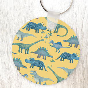 Llavero Dinosaurios Amarillos
