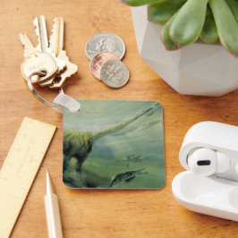 Llavero Dinosaurios de época, Brachiosaurus nadando en el