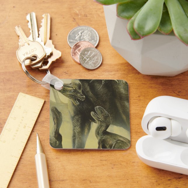Llavero Dinosaurios de época, torvosauro y brachiosaurio (Escritorio )