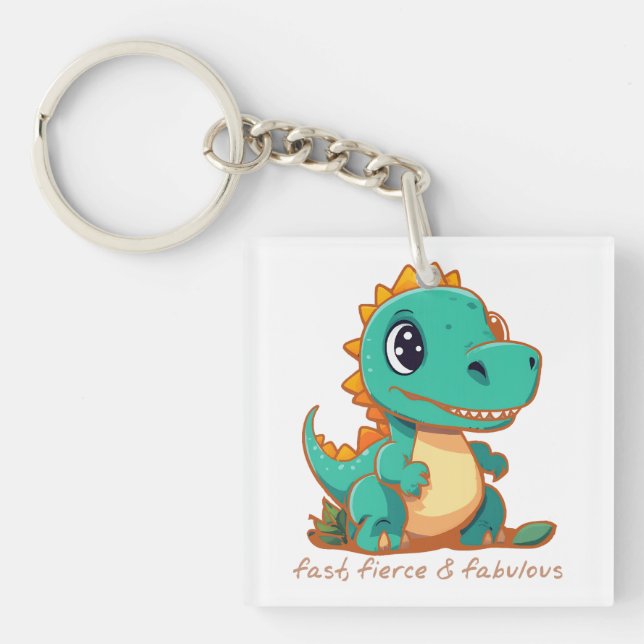 Llavero Dinosaurios feroces (Frente)