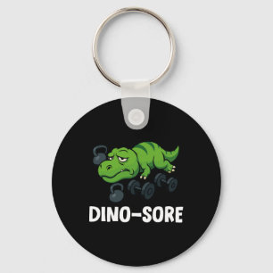 Llavero Dinosore Funny T-rex Gym Workout