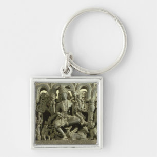 Llavero Dintel que representa la trinidad: Siva, Brahma y