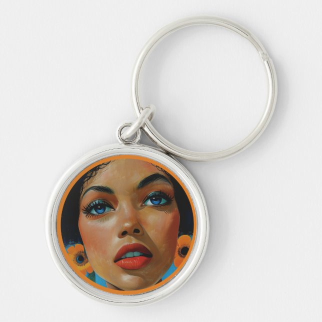 Llavero Dionne de KAB Premium Round Keychain (Frente)