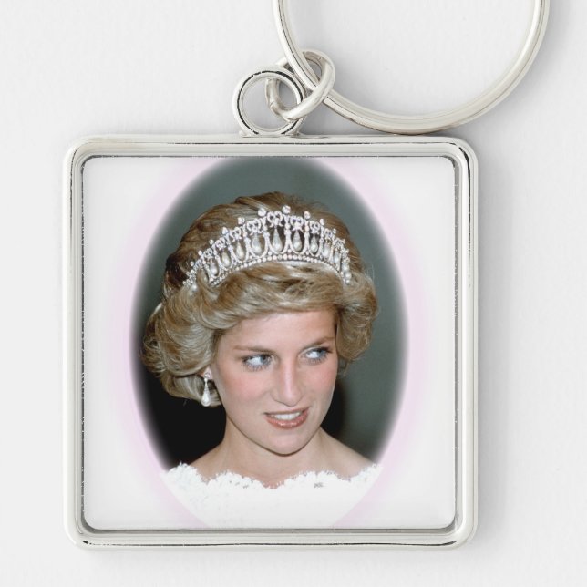Llavero Dios bendiga a la princesa Diana (Frente)