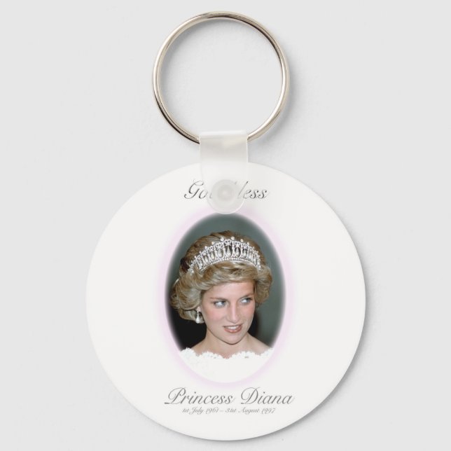Llavero Dios bendiga a la princesa Diana (Anverso)