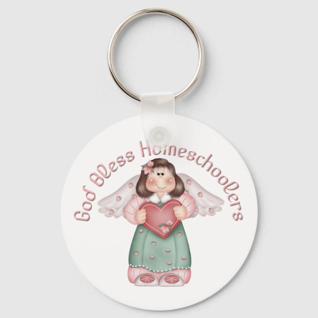 Llavero Dios bendiga a los escolares de casa - Keychain (Anverso)