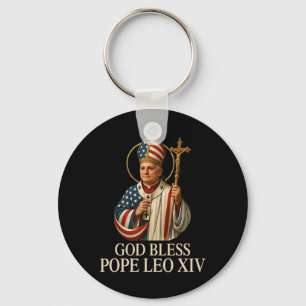 Llavero Dios bendiga al nuevo Papa León Xiv Iglesia Católi