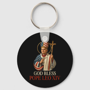 Llavero Dios bendiga al nuevo Papa León Xiv Iglesia Católi