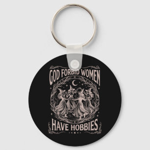Llavero Dios Celestial Retro Prohíba que las Mujeres Tenga