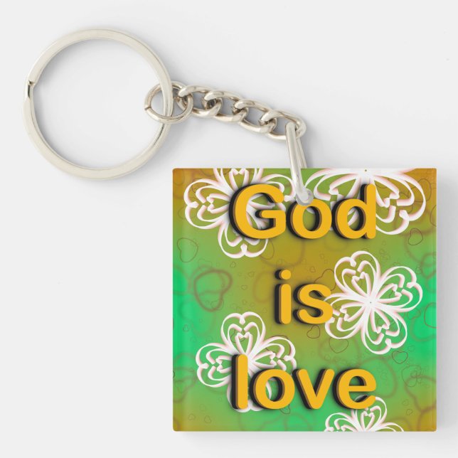 Llavero dios del Cojín decorativo es amor (Frente)