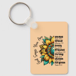 Llavero Dios Del Girasol Dice Que Eres