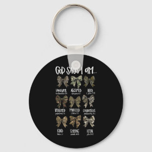 Llavero Dios dice que soy cristiano Jesús Camo Coquette Bo