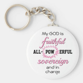 Llavero Dios es cristiano fiel