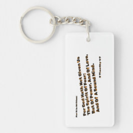 Llavero Dios No Nos Ha Dado El Espíritu Del Miedo